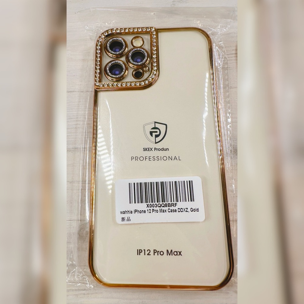 WAHHLE iPhone 12 PRO MAX CASE, GOLD